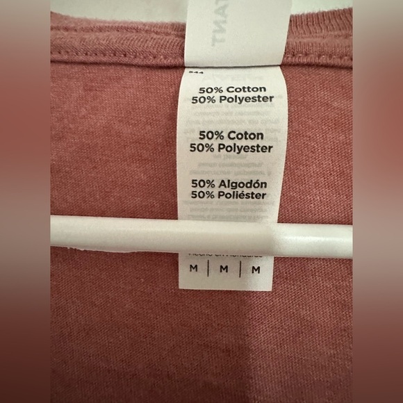 When I Sip You Sip We Sip Blush Red Pink V Neck Tee - Picture 5 of 5